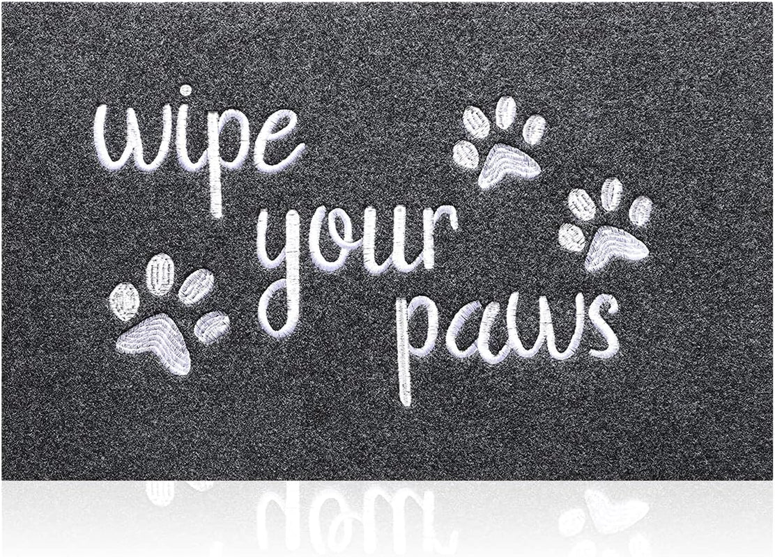 Welcome Door Mat for Entrance Funny Door Mat Wipe Your Paws Floor Mat