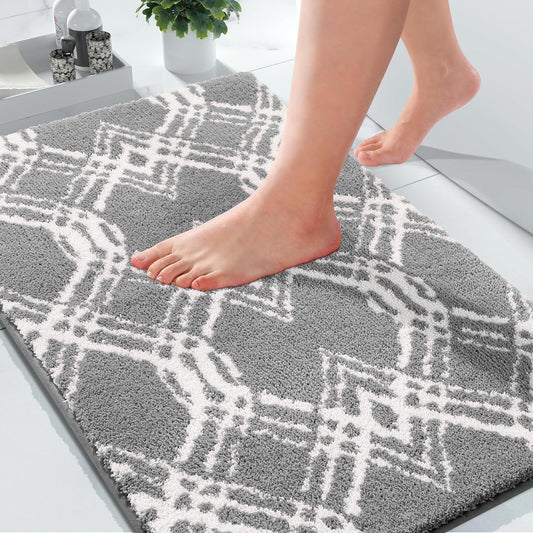 Thick Plush Bath Mat, Non-Slip