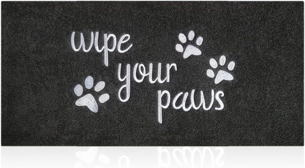 Welcome Door Mat for Entrance Funny Door Mat Wipe Your Paws Floor Mat