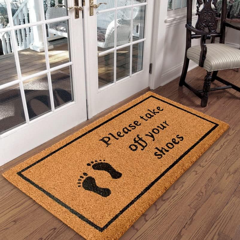 Coco Coir Doormat, with Heavy-Duty PVC Backing