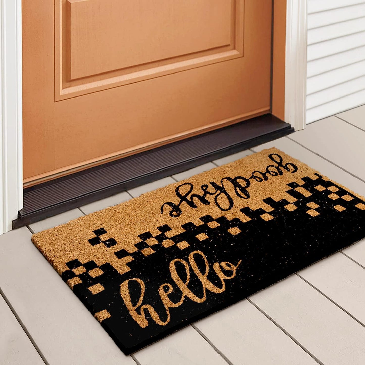 Coco Coir Doormat, with Heavy-Duty PVC Backing