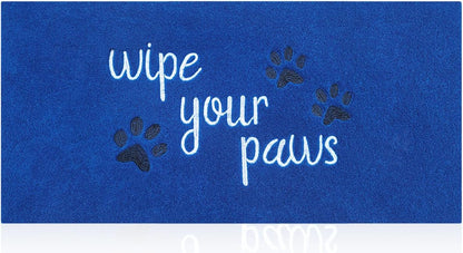 Welcome Door Mat for Entrance Funny Door Mat Wipe Your Paws Floor Mat