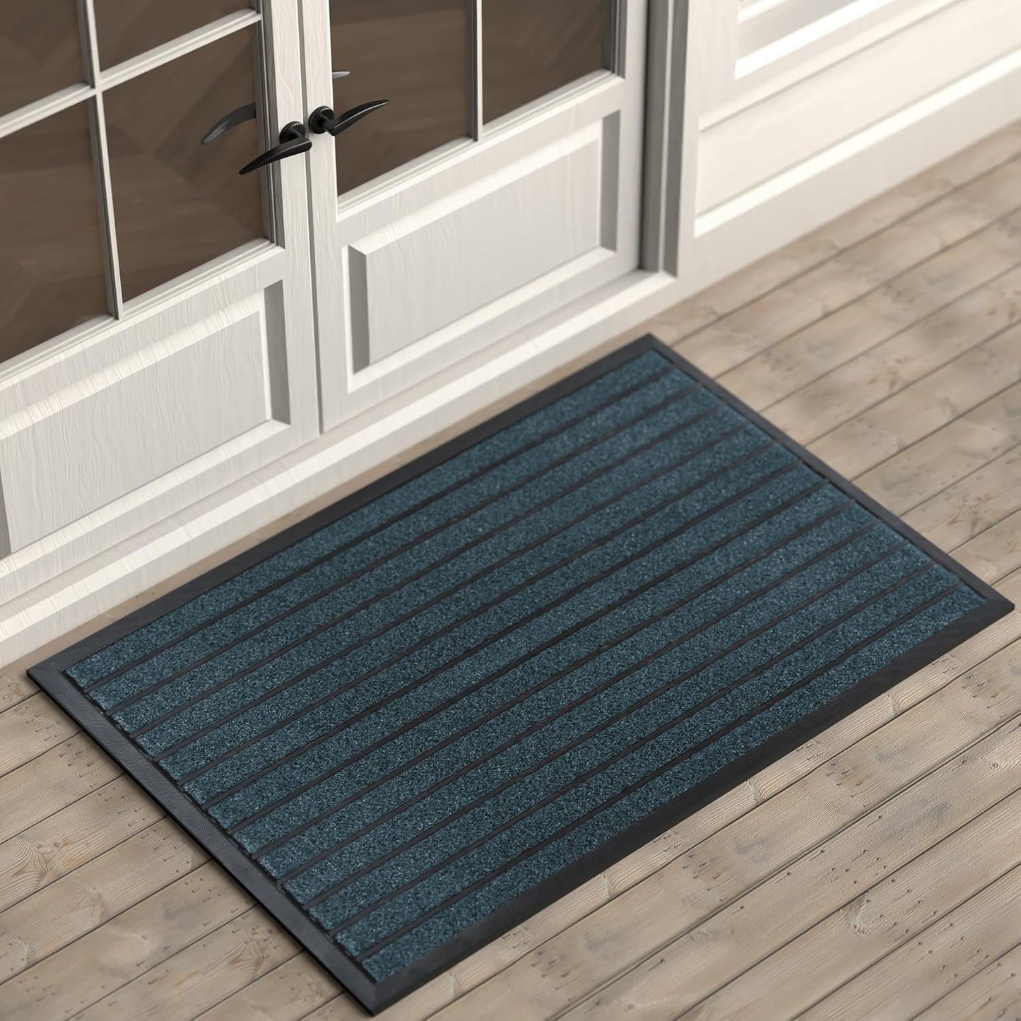 Brown Black Door Mat