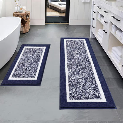 2 Piece, Non Slip Bathroom, Absorbent Bath Rugs