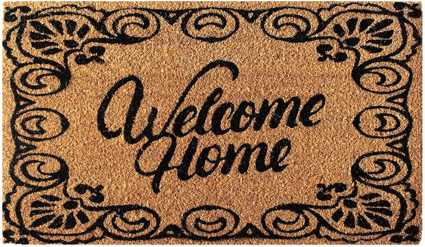 Coco Coir Doormat, with Heavy-Duty PVC Backing