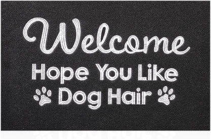 Welcome Door Mat for Entrance Funny Door Mat Wipe Your Paws Floor Mat