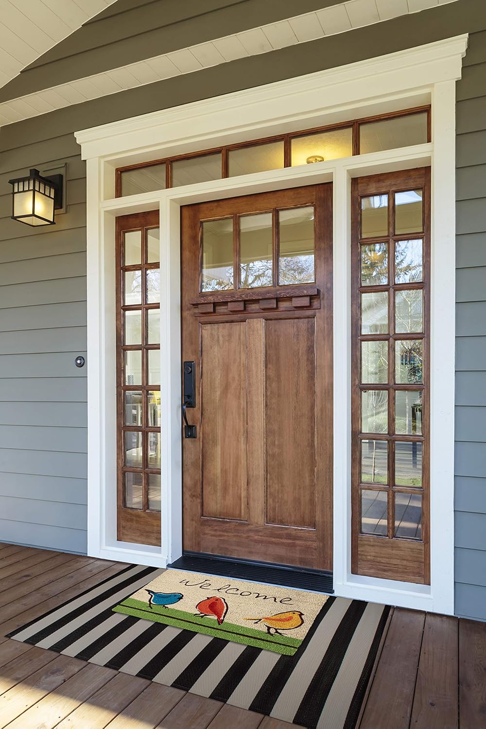 Birds Welcome Door Mat