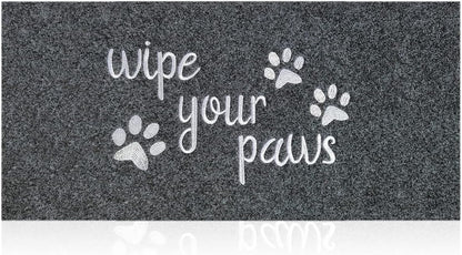 Welcome Door Mat for Entrance Funny Door Mat Wipe Your Paws Floor Mat