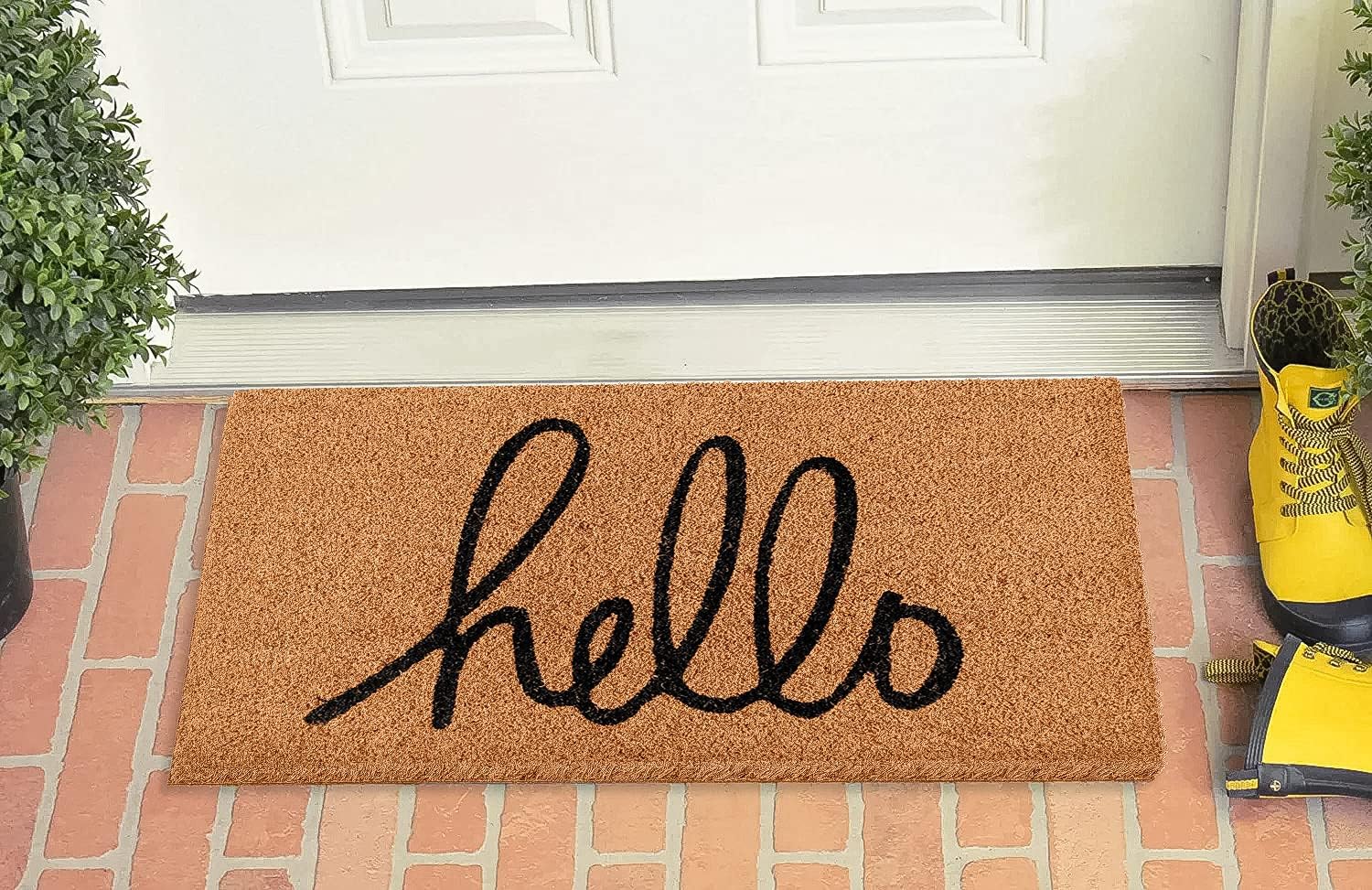 Coco Coir Doormat, with Heavy-Duty PVC Backing