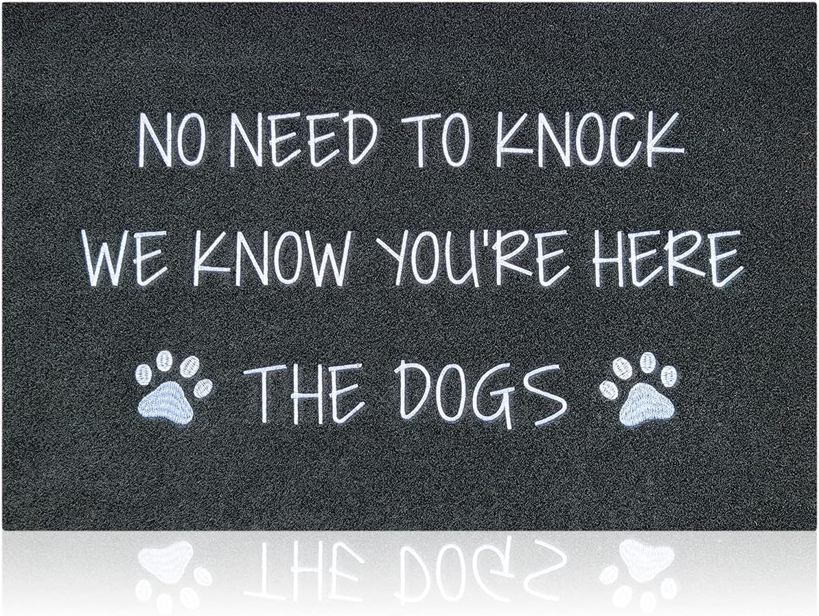 Welcome Door Mat for Entrance Funny Door Mat Wipe Your Paws Floor Mat