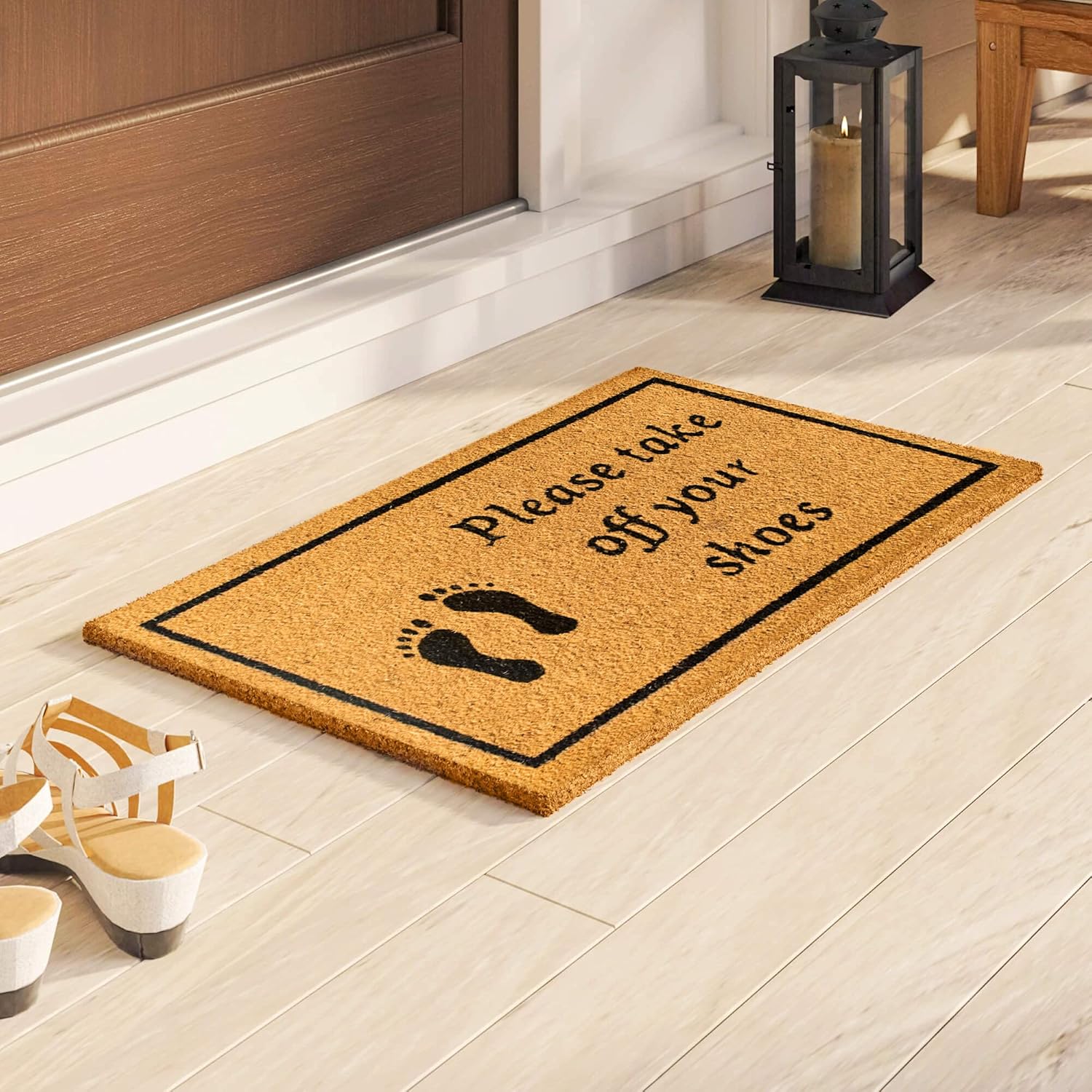 Coco Coir Doormat, with Heavy-Duty PVC Backing