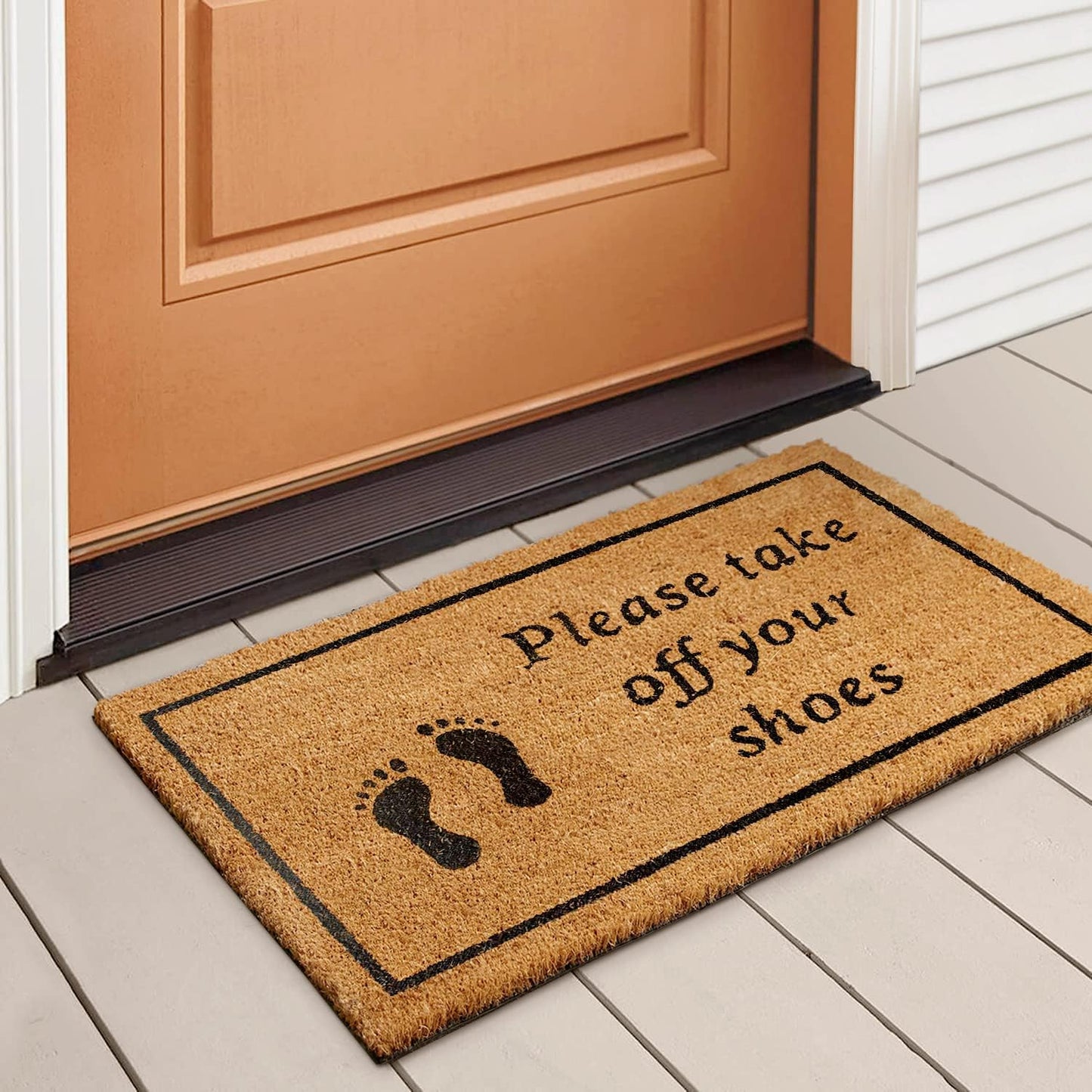 Coco Coir Doormat, with Heavy-Duty PVC Backing