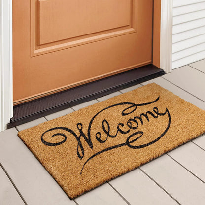 Coco Coir Doormat, with Heavy-Duty PVC Backing