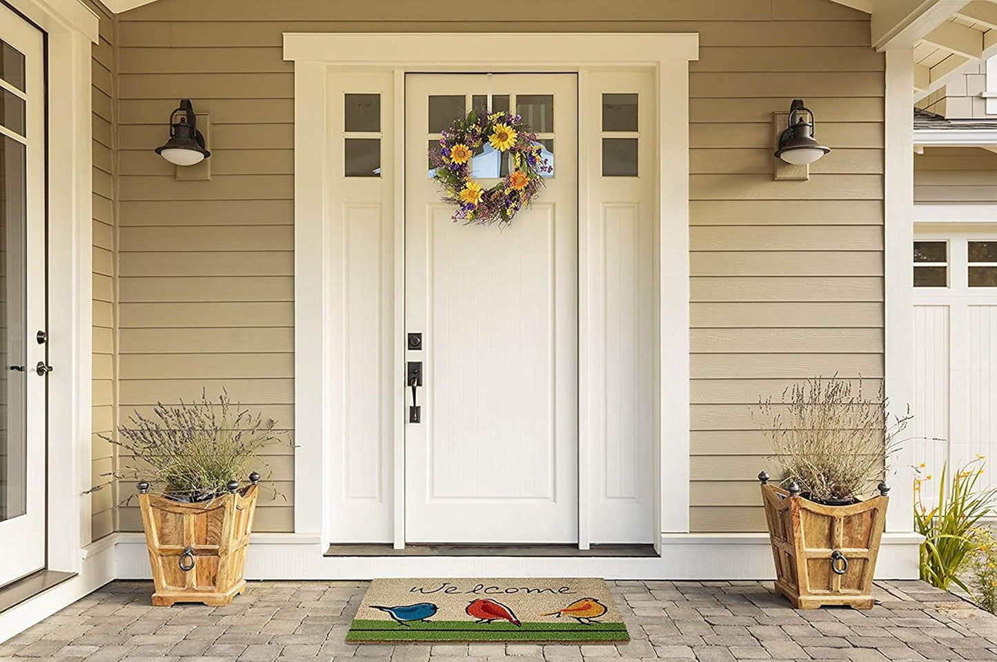 Birds Welcome Door Mat