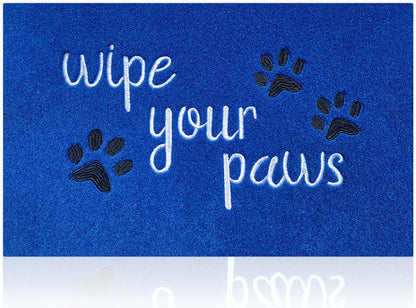 Welcome Door Mat for Entrance Funny Door Mat Wipe Your Paws Floor Mat