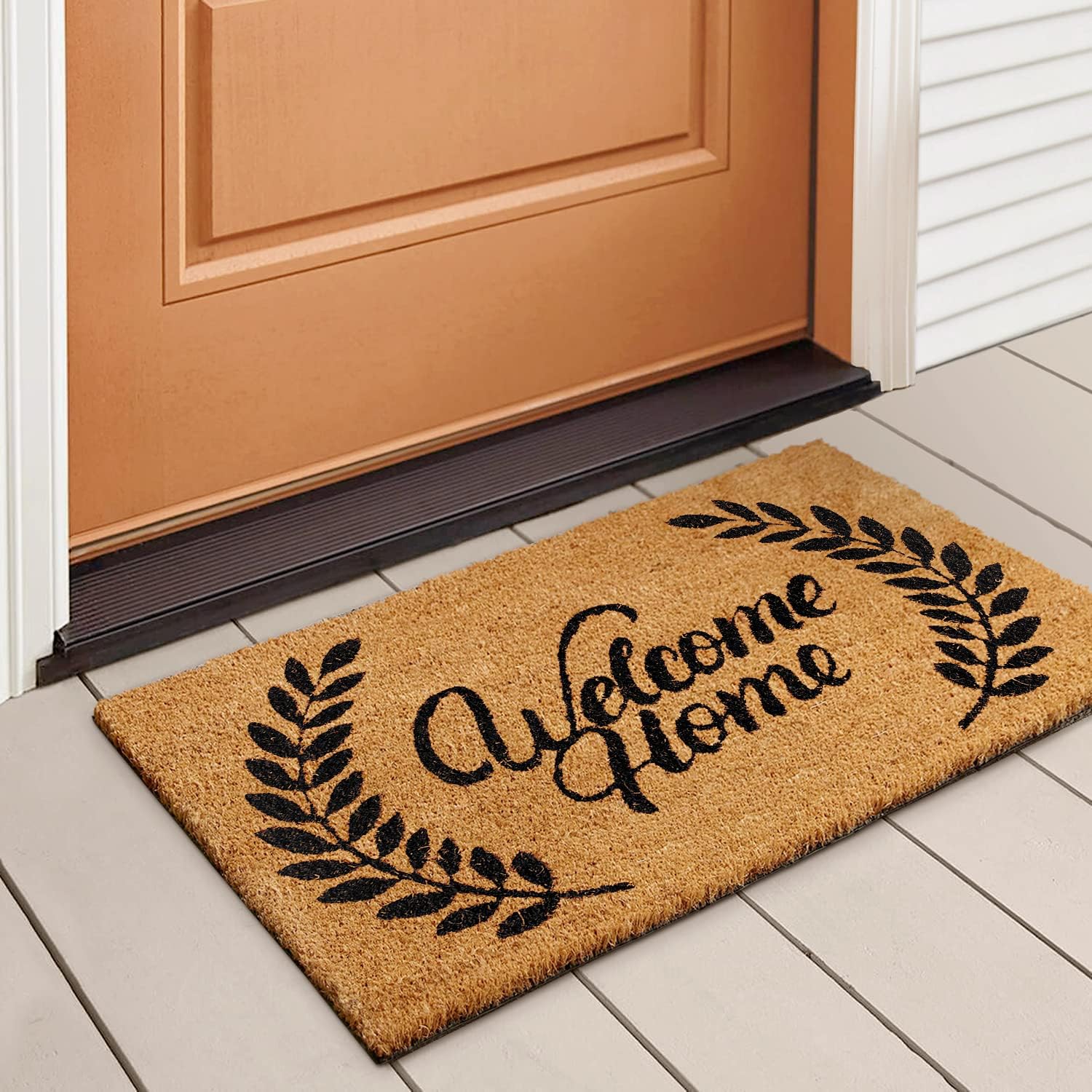 Coco Coir Doormat, with Heavy-Duty PVC Backing