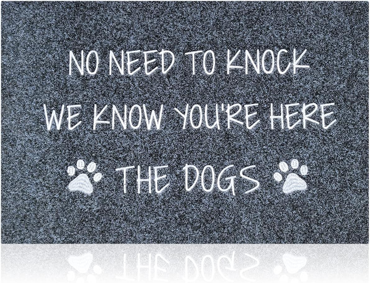 Welcome Door Mat for Entrance Funny Door Mat Wipe Your Paws Floor Mat