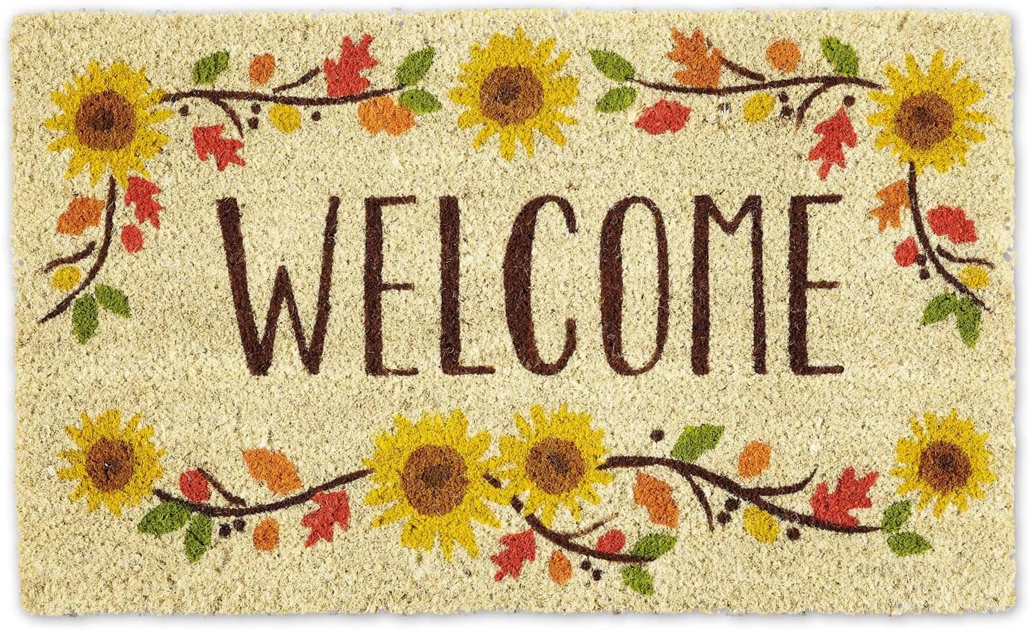 Birds Welcome Door Mat