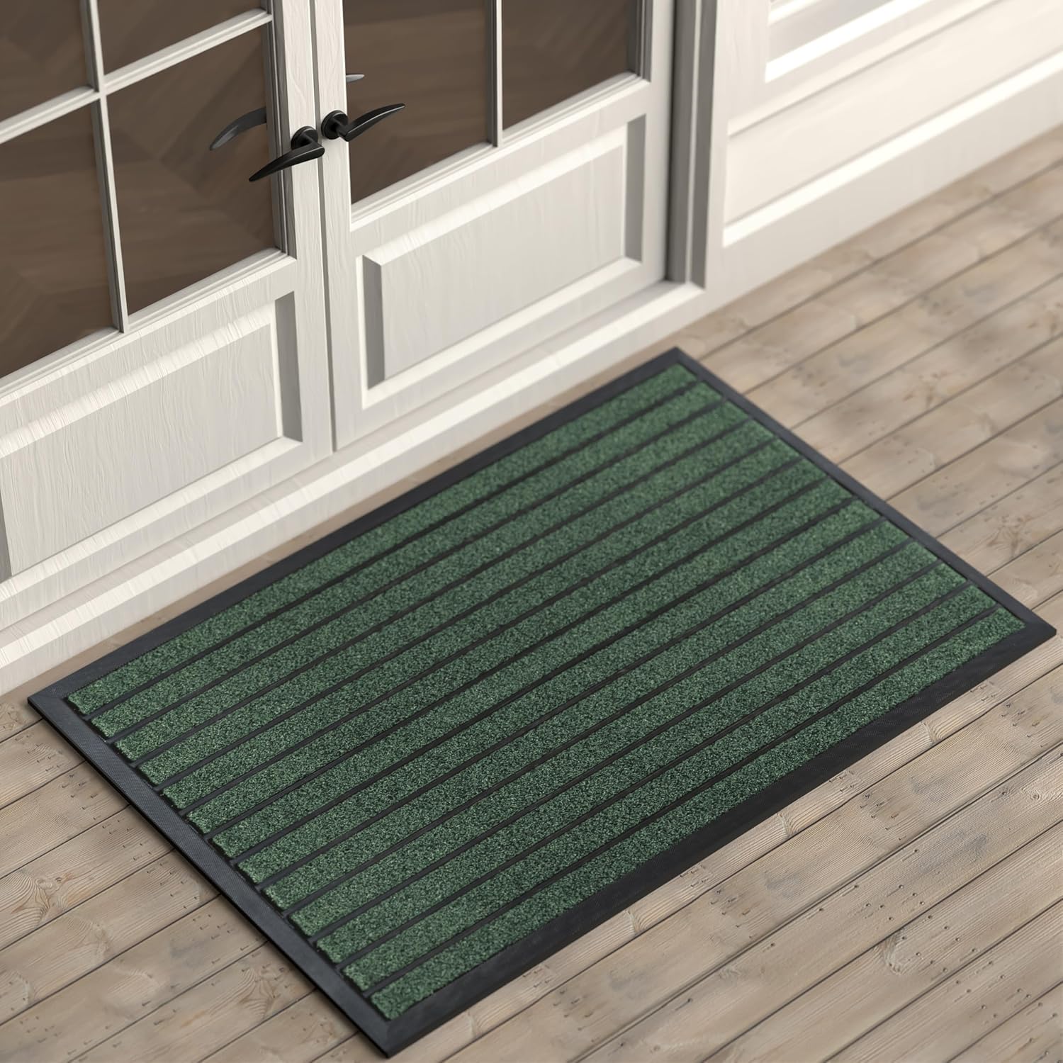 Brown Black Door Mat