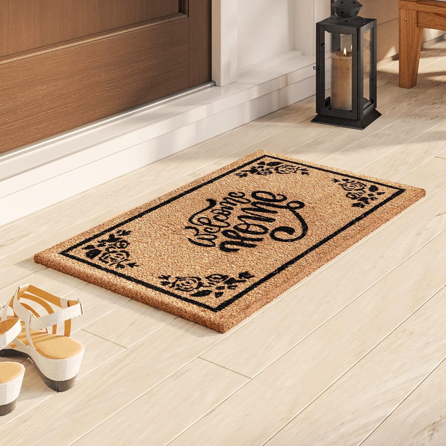 Coco Coir Doormat, with Heavy-Duty PVC Backing