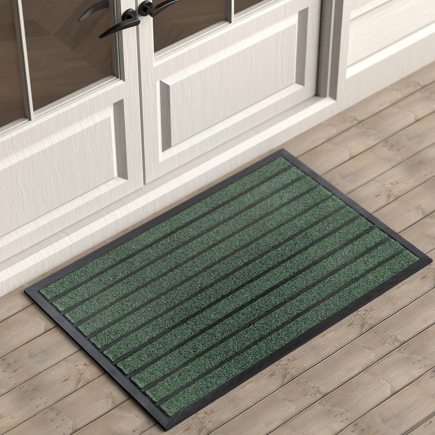 Brown Black Door Mat