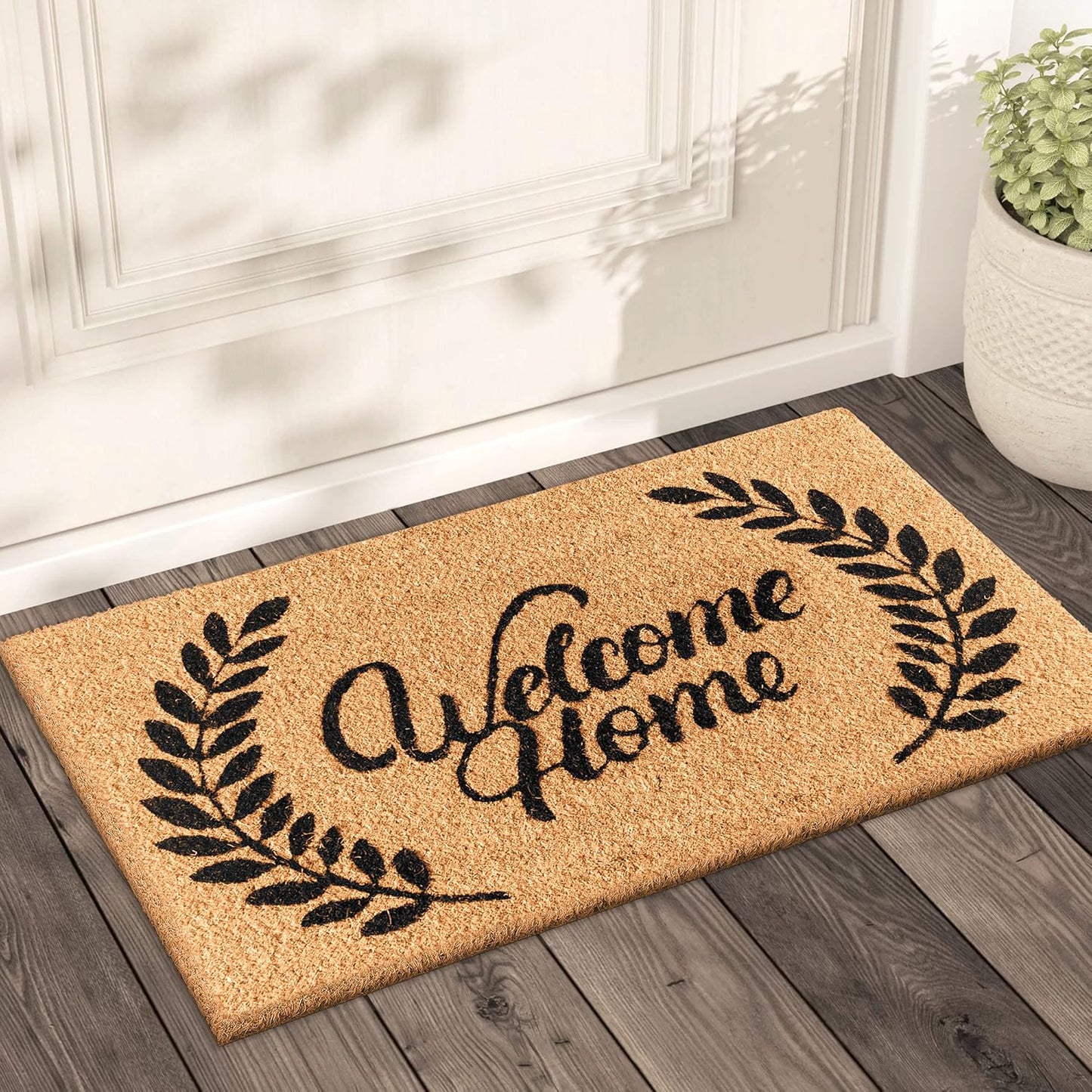 Coco Coir Doormat, with Heavy-Duty PVC Backing