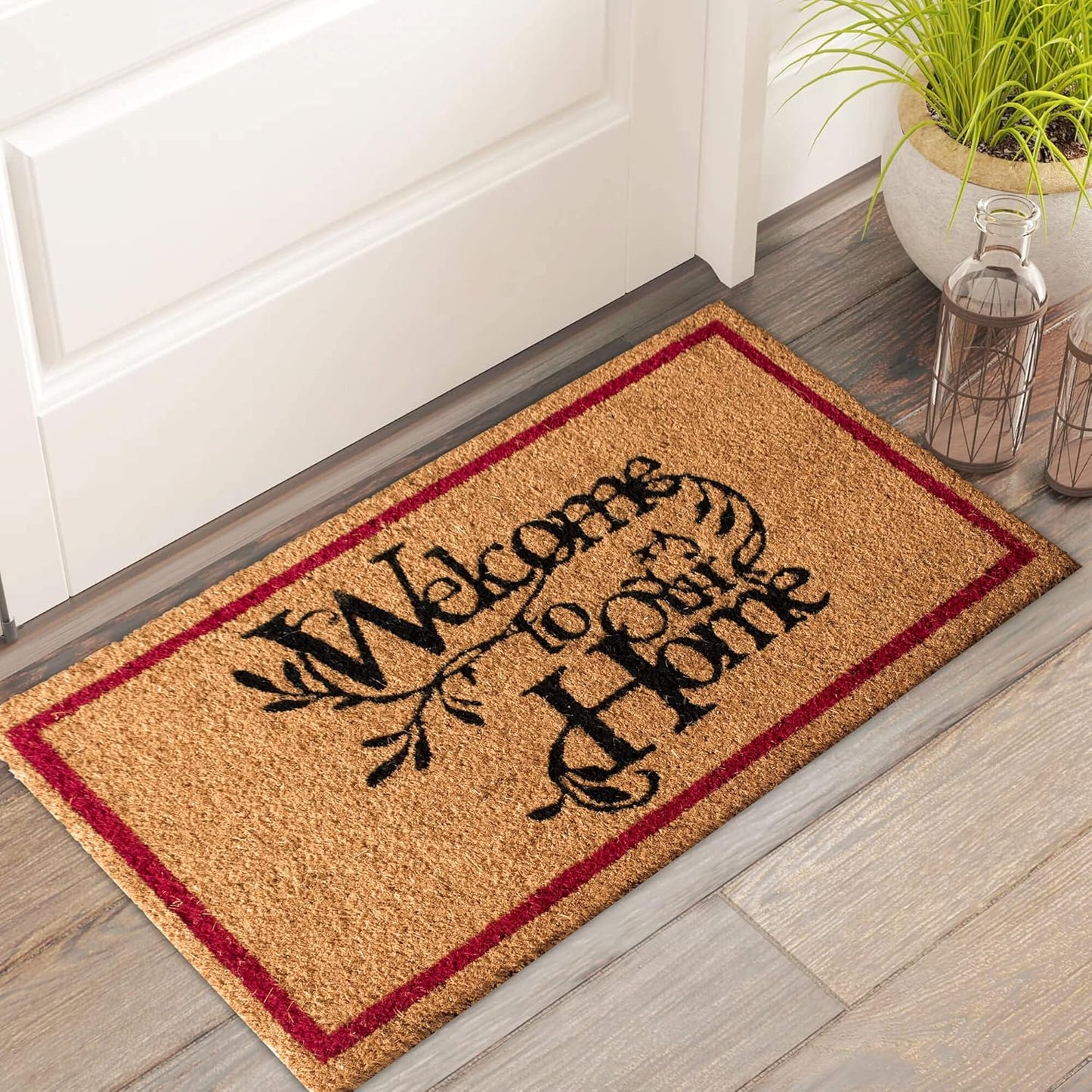 Coco Coir Doormat, with Heavy-Duty PVC Backing