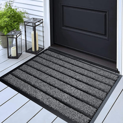 Brown Black Door Mat