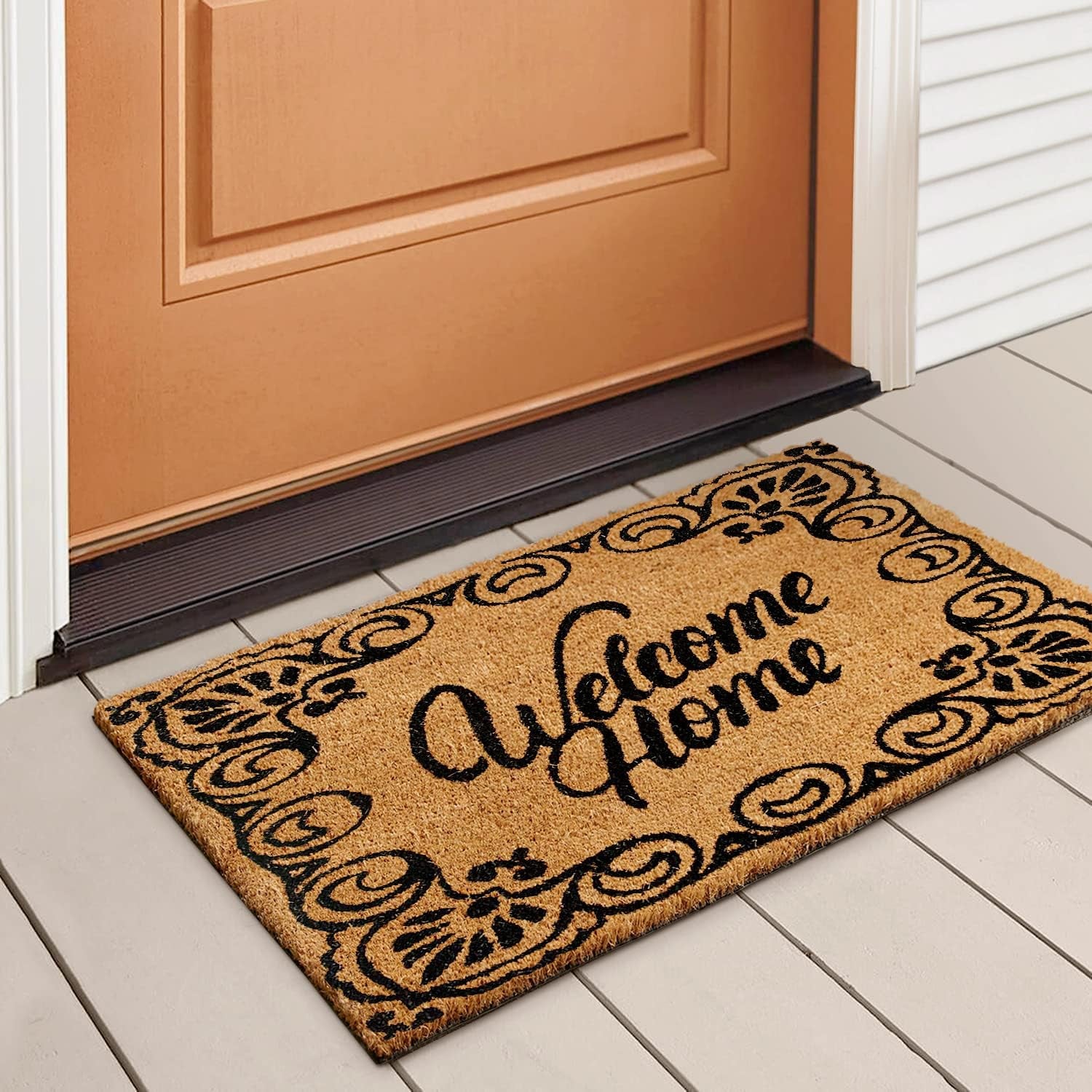 Coco Coir Doormat, with Heavy-Duty PVC Backing